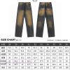 983 Kroos Heart Nostalgia 25ss Early Spring New Cross Couple's Washed Elastic JeansTop Ceiling 6ayppccj