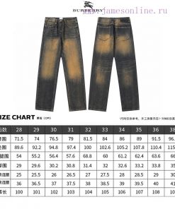 992 Burberry Nostalgic Straight Leg Pants 25ss Early Spring New Men's Casual Jeans Top Quality hx5f22yk