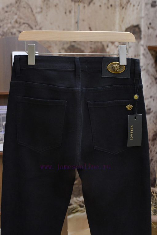 920 Popular Versace 25ss Early Spring New Versace Jeans Cotton Straight Leg Pants With Open Thr sdb9a6pz - Image 8