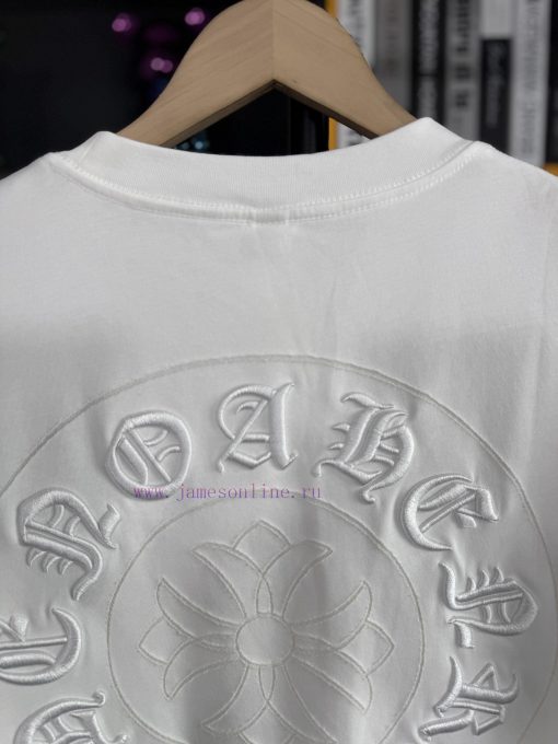 2025 CHROME HEARTS Double Sided Fabric Short Sleeved Runway Style With 280g Laser Burned Flower od73e35i - Image 8
