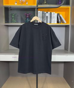 Chrome Hearts 2025 Spring/summer New Horseshoe Cross Print Washed Short Sleeved T-shirt Made Of 6h1ddf8w