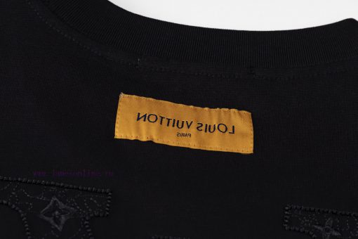 Style Number Z31LV3D Large Embroidered Round Neck Short SleeveLOUISHUITTON Official Website Con xnyhdjdp - Image 11