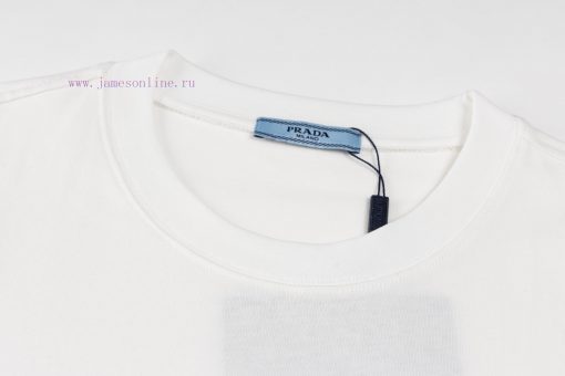 Style Number Z41Prada Circle Colorful Letter Embroidered Round Neck Short SleevePRADA Official vht4d1rf - Image 5
