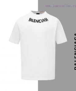 Style Number Z42Paris Necklace Letter Foam Round Neck Short Sleeved ShirtBALENCIAGA Official We ersejzsg