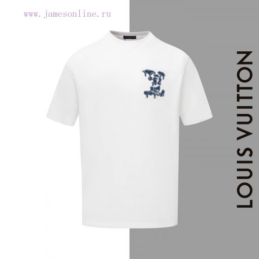 Style Number Z8LV Front And Rear Denim Patch Embroidered Large Logo Round Neck Short Sleeved Sh 3qf9g0ya