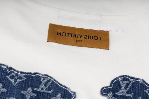 Style Number Z8LV Front And Rear Denim Patch Embroidered Large Logo Round Neck Short Sleeved Sh 3qf9g0ya - Image 12