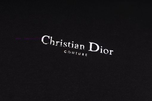 Style Number Z10Dior Front And Back Letters Worn-out Printed Round Neck Short Sleeved ShirtLOUI 3ki2rti1 - Image 7
