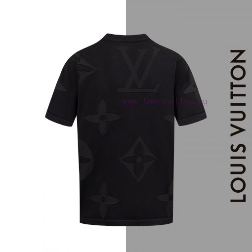 Style Number Z16LV Limited Edition New Full Print Presbyopia Round Neck Knitted Short Sleeved S 28k7vuih - Image 3