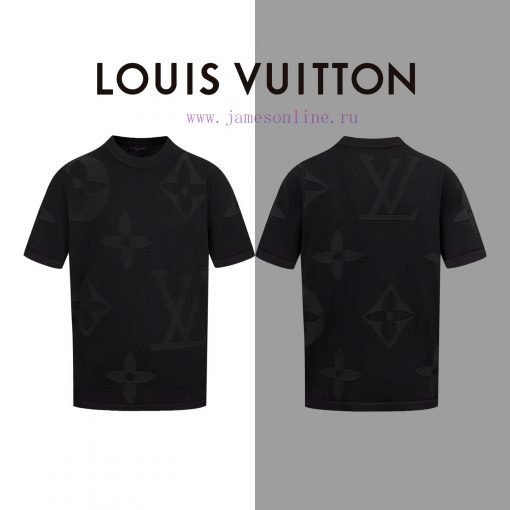 Style Number Z16LV Limited Edition New Full Print Presbyopia Round Neck Knitted Short Sleeved S 28k7vuih - Image 4