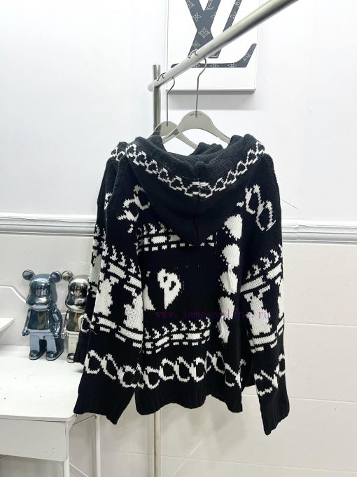 Style Number R046Celin Black And White Contrasting Pattern Panda Jacquard Knot Decoration Knitt o7w9hst3 - Image 5