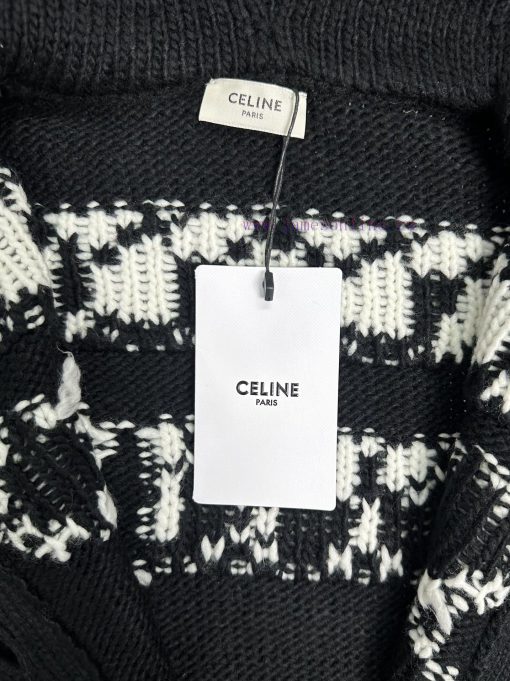 Style Number R046Celin Black And White Contrasting Pattern Panda Jacquard Knot Decoration Knitt o7w9hst3 - Image 7