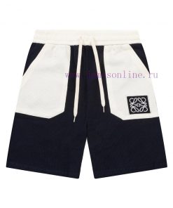 ️LOEWE Pocket Patchwork Letter Embroidery 🪡 PANTSHigh Quality Waffle Weave Fabric With Super Te 7x98pr5d