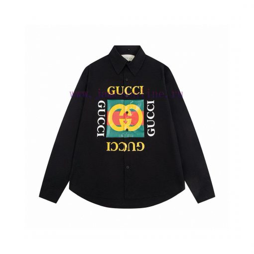 Up NewStyle Number G285Gucci's New Red And Green Square Printed Logo Letter Unisex Long Sleeved 0bke4wa5 - Image 3