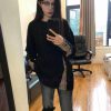 Up NewStyle Number G264Burberry's New Black Patchwork Classic Checkered Perforated Craft Sweate cwuwbefu