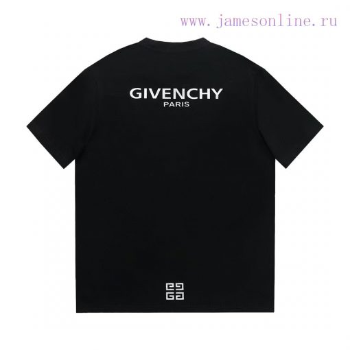 Givenchy/GivenchyLogo Letter Print Versatile Simple Short Sleeved T-shirt For Both Men And Wome 734v0yw9 - Image 3