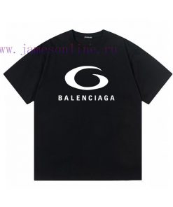 Balenciaga/BalenciagaLogo Letter Print Versatile Trendy Short Sleeved T-shirt For Both Men And 926i7ohy
