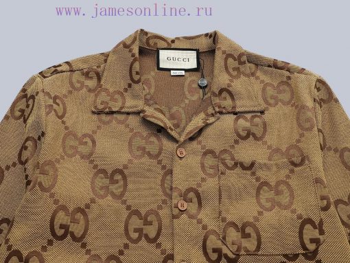 Top Differentiated CurrencyStyle Gucci Full Print Jacquard Canvas JacketColor Picture ColorSize ppbzapru - Image 4