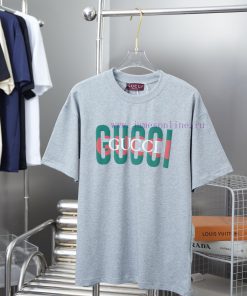 Gucci 2025 SS New Short Sleeved Gu Red Green Letter Short SleevedLight Luxury Fashion Is A Must yl5eiywj