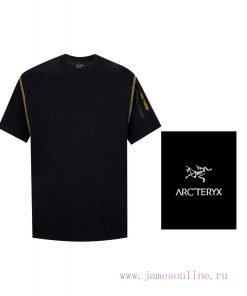 [Ayc Teryx Archaeopteryx]2024 FW Short Sleeved T-shirt With Bird Letter Logo Visible Thread Spl xjg23nl8
