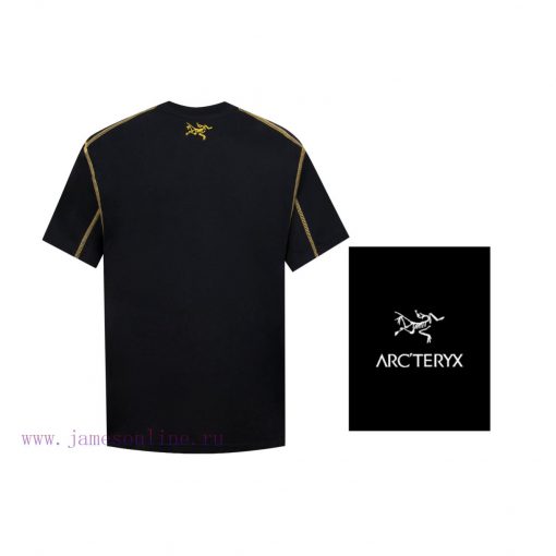 [Ayc Teryx Archaeopteryx]2024 FW Short Sleeved T-shirt With Bird Letter Logo Visible Thread Spl xjg23nl8 - Image 3
