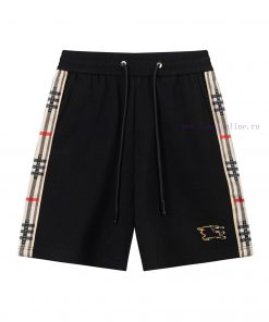 ️2025 Burberry New Knitted Jacquard Shorts Customized Fabric Embroidered Logo Pattern With Knit qwkxzuo1