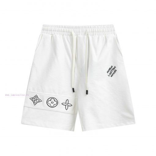 ️2025 LV New Knitted Shorts Customized Fabric Embroidered Logo Pattern With Knitted Craftsmansh giufd7og