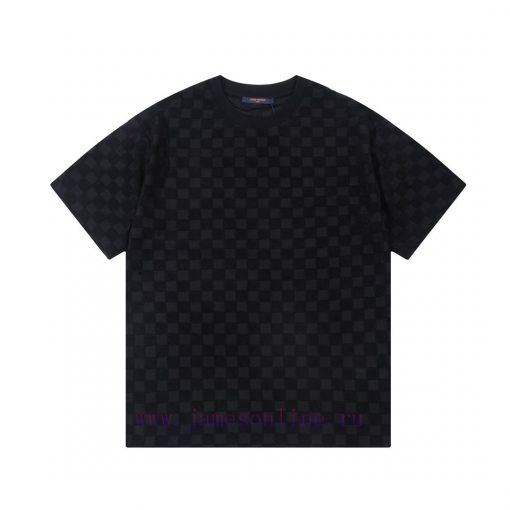 Louis Vuitton/Louis Vuitton Jacquard Towel T-shirt SetKnitted Jacquard Short Sleeved Custom Fab 0bz0gnm7 - Image 2