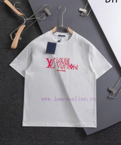 Louis Vuitton Micro Width S-Xl25SS LV New Product Fashion Show Chest Letter Double Shadow Stere i0utrhvp
