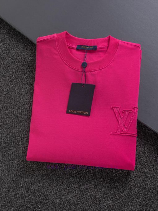 Louis Vuitton Micro Width S-Xl25SS LV New Product Fashion Show Chest 3D Plain Embroidered Alpha yebrnjxp - Image 5