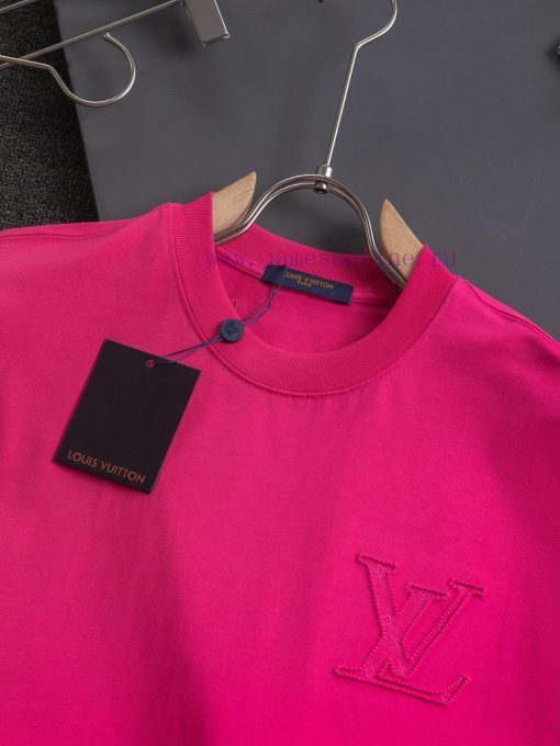 Louis Vuitton Micro Width S-Xl25SS LV New Product Fashion Show Chest 3D Plain Embroidered Alpha yebrnjxp - Image 6
