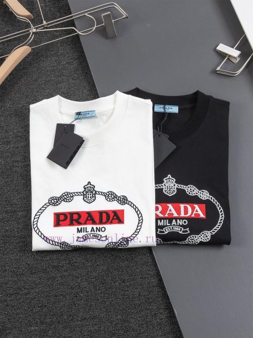 PRADA Micro Wide Edition S-XlThe 25ss New Product Features A Round Three-dimensional Embroidere lailw1ag - Image 3