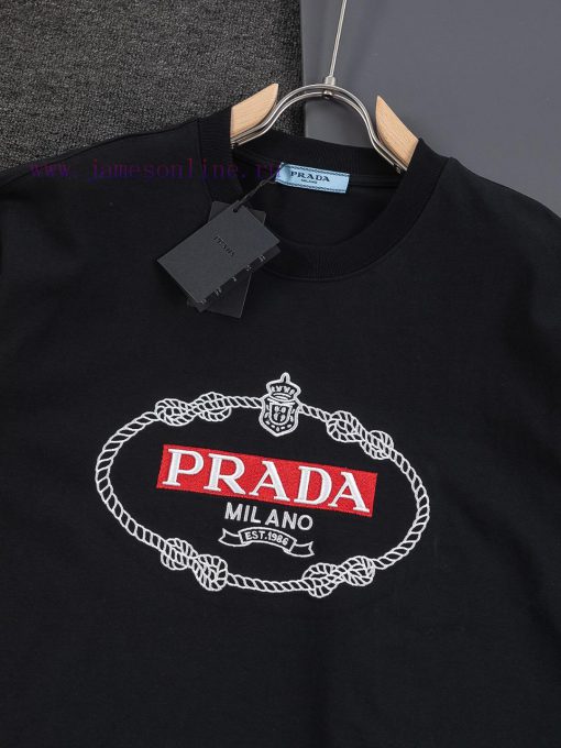 PRADA Micro Wide Edition S-XlThe 25ss New Product Features A Round Three-dimensional Embroidere lailw1ag - Image 6