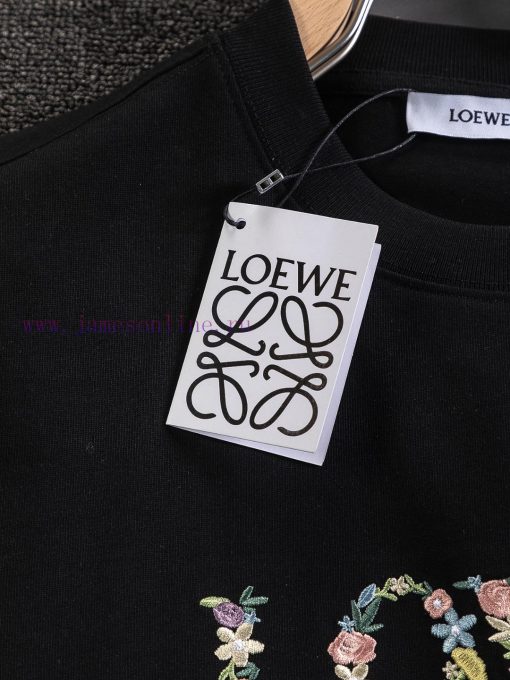 LOEWE Micro Wide Edition S-Xl25ss Latest And Top Of The Line Letter Floral Three-dimensional Em 4wmhzqe0 - Image 13