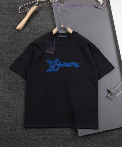 LV 25 Early Spring New Product Show Style Flat Embroidery Splicing Yarn Heavy Craftsmanship LV og6fp2we