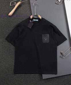 PRADA Micro Wide Edition S-Xl25ss New Product Chest Patchwork Leather Zipper Pocket Triangle Lo 284hho22