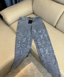 LOUIS VUITTON Louis Vuitton LV Washed Retro Distressed Worn-out Floral Logo Series Heavy-duty M igvzl3fb