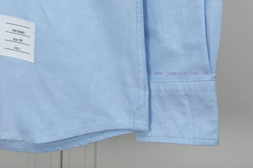 THOM BROWNE Four Bar Twill Long Sleeved ShirtMulti Colored Four Bar Blue White Red And Gray Wit hrfs0ps0 - Image 13