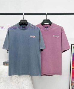 Top Tier3201 Bulk Cargo Hanging PictureParis 25SS Coke Printed Laundry Short SleevesBalenciaga zrzpftrg