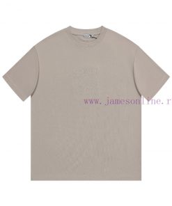 ️ 2025FW Spring/Summer Series Cotton Half Sleeve T-shirt Embroidered Logo Letter Lightweight Co 9es7ftrx