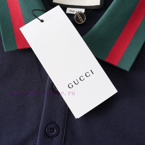 Style Number M160Gucci Logo POLO Short Sleeved ShirtExquisite Logo IdentificationOriginal Fabri h2i9d4ym - Image 5