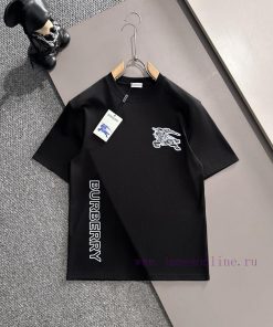 BURBERRY/Burberry 25ss Summer New Round Neck Short Sleeve T-shirt 270g Heavy Duty High End Pure iemll6pp