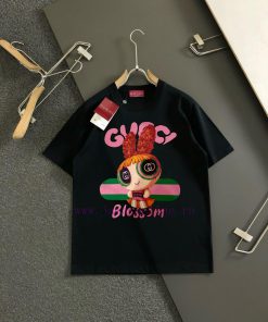 GUCCI/Gucci 25ss Summer New Round Neck Short Sleeved T-shirt Made Of 270g Heavy-duty High-end P 849tfceh