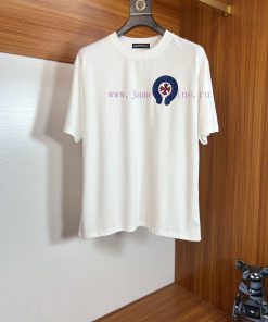 Ch/Kroxin 2025 Trendy Brand Couple's Style Classic Logo Printed Round Neck T-shirt Spring And S lsc87i57
