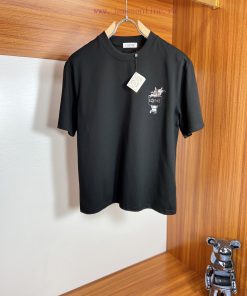 Loewe/Loewe 2025 Trendy Brand Couple's Style Classic Logo Printed Round Neck T-shirt Spring And 58w9irx6