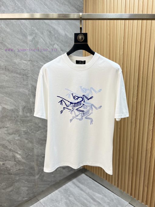 Arc/Archaeopteryx 2025 Trendy Brand Couple's Style Classic Logo Printed Round Neck T-shirt Spri j3e6xfp0