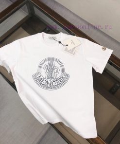 MonclerKeller 2025 Couple's Brand Logo Printed Round Neck Short Sleeved Couple T-shirtSpring An 0r4tjicf