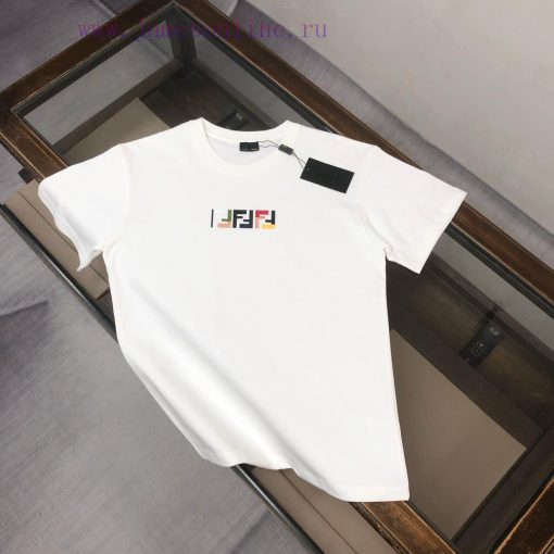 FENDI 2025 Short Sleeved T-shirt An Absolute Top Selling Item With Exquisite Three-dimensional txpuj0pn - Image 2