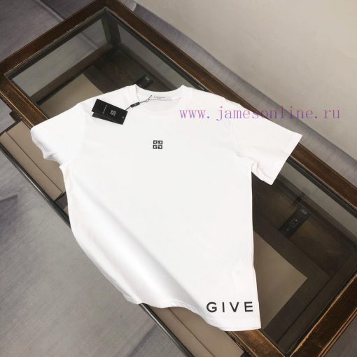 GIVENCHY 25SS Summer New Round Neck Short Sleeve T-shirt 270g Heavy Duty High End Pure Cotton F 59xq4vf1 - Image 2