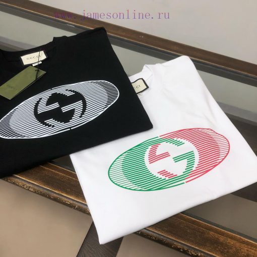 GUCCI 25SS Summer New Round Neck Short Sleeve T-shirt 270g Heavy Duty High End Pure Cotton Fabr u06isouc - Image 3