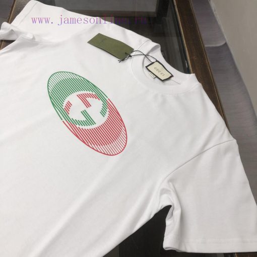 GUCCI 25SS Summer New Round Neck Short Sleeve T-shirt 270g Heavy Duty High End Pure Cotton Fabr yfkqmffu - Image 4